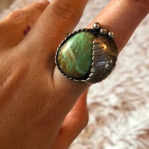 Set of sterling silver rings - multi color /styles